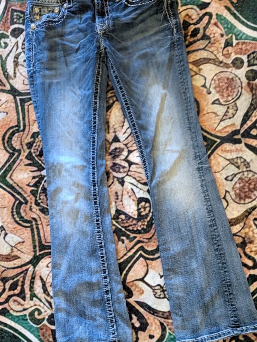 Miss Me Bootcut Sequin Jeans Size 29